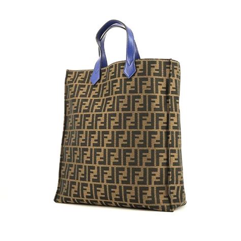 borse fendi tela nera e marrone|borse shopping bag donna.